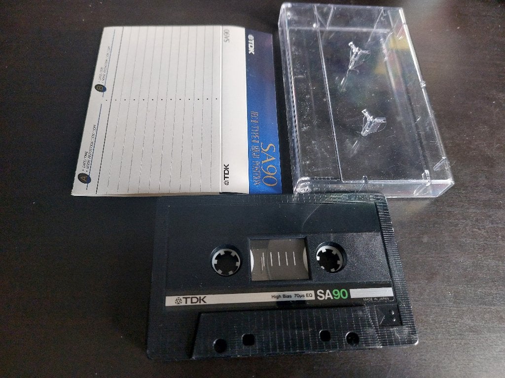 TDK SA 90 CASSETTEBANDJE, Overige genres, 1 bandje, Ophalen of Verzenden, Zo goed als nieuw