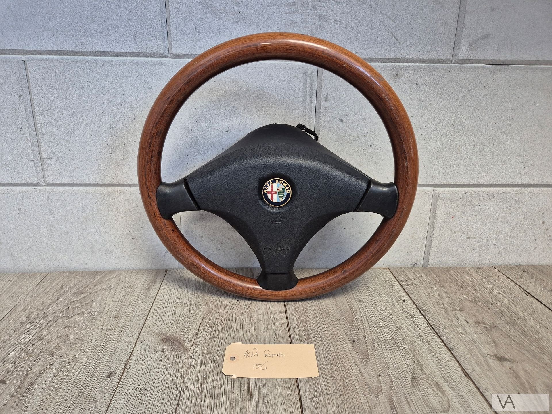 Houten stuur van Alfa Romeo 159 1997 - 2002 met airbag €150, Auto-onderdelen, Besturing, Gebruikt, -, -, Ophalen of Verzenden