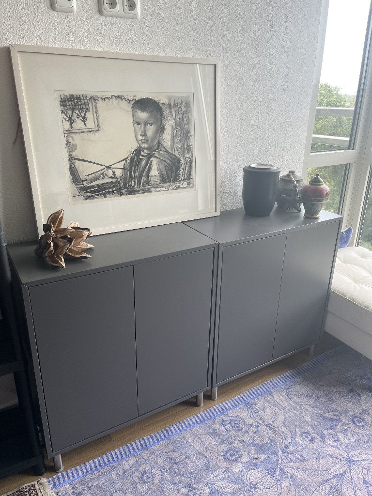 2 X EKET van IKEA kast / dressoir / wandmeubel veel combi, Huis en Inrichting, Kasten | Wandmeubels, Ophalen, Met deur(en), Zo goed als nieuw