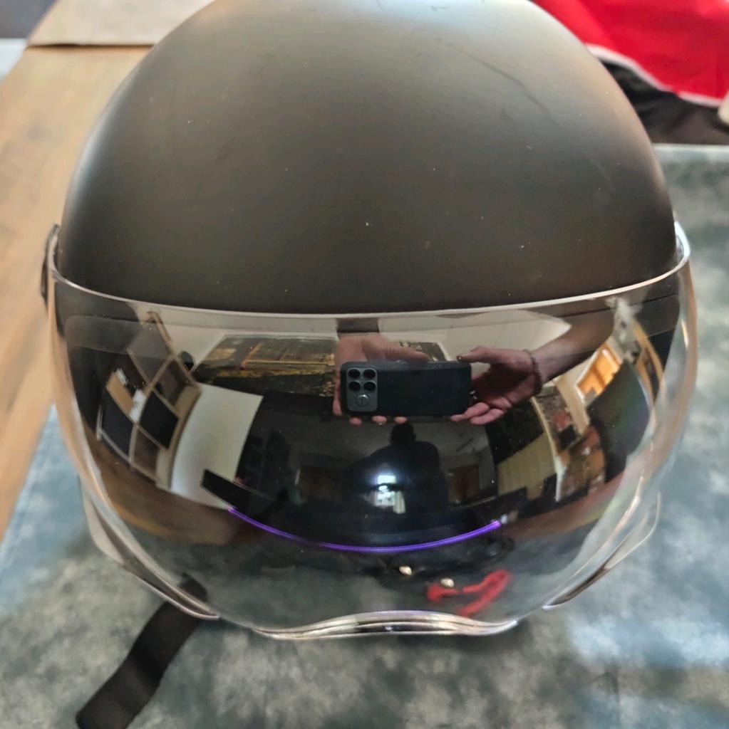 Vito Jet Loreto helm maat S 55/56cm, Ophalen, Tweedehands, Jethelm, Overige merken