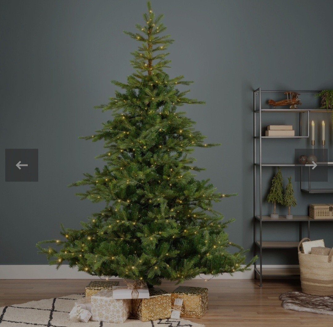 Kunstkerstboom met vaste verlichting., Diversen, Ophalen