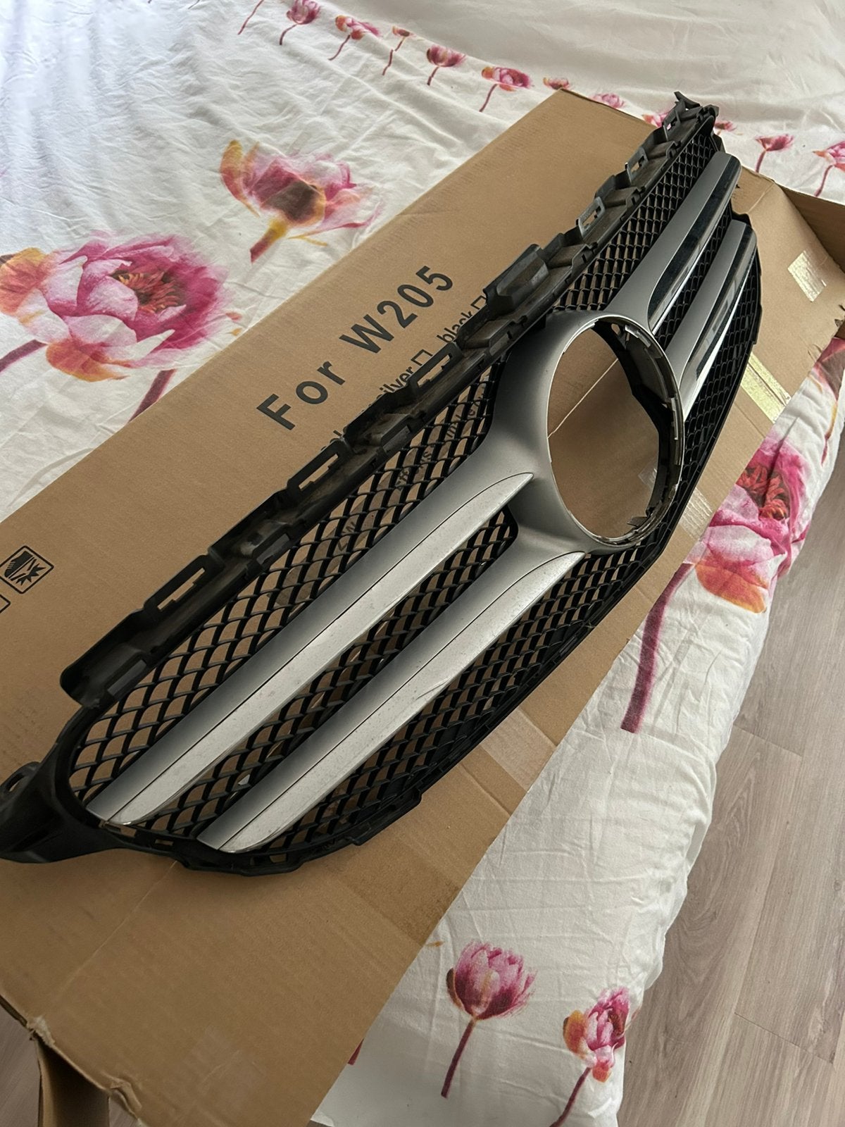 Originele grille mercedes c klasse 2015, Gebruikt, Voor, Mercedes-Benz, Ophalen of Verzenden