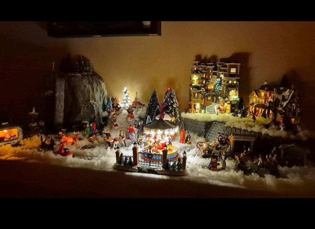 Compleet Kerstdorp, Ophalen, Gebruikt
