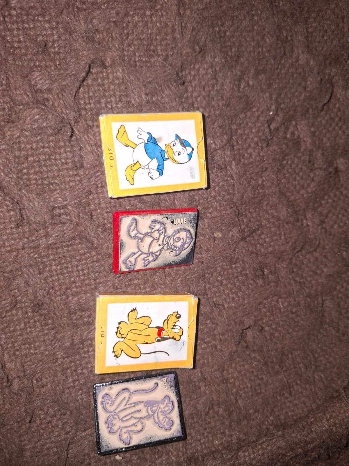 vintage Disney stempels wdp, Verzamelen, Ophalen of Verzenden, Beeldje of Figuurtje