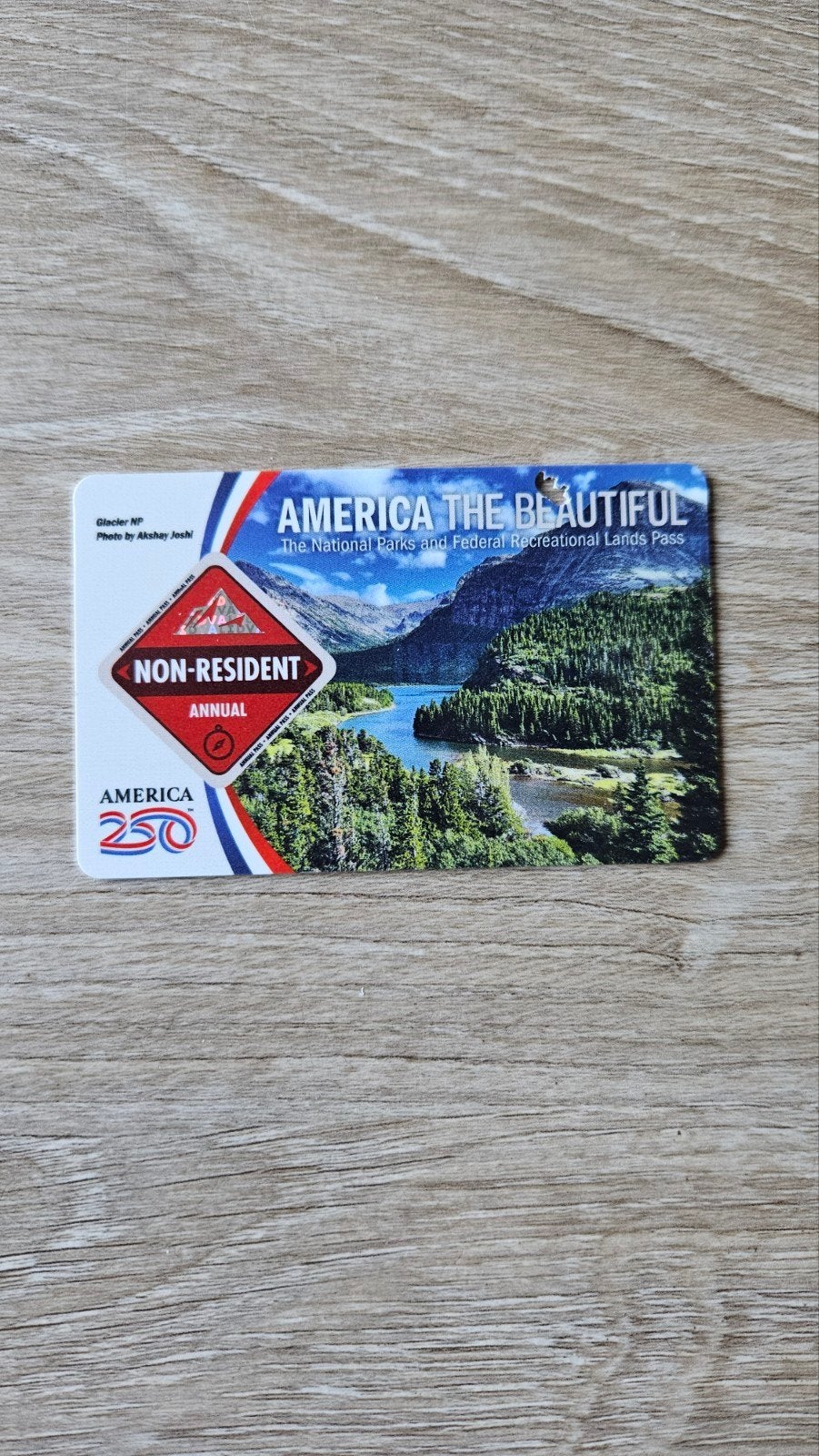 America the beautiful parken pas, Drie personen of meer
