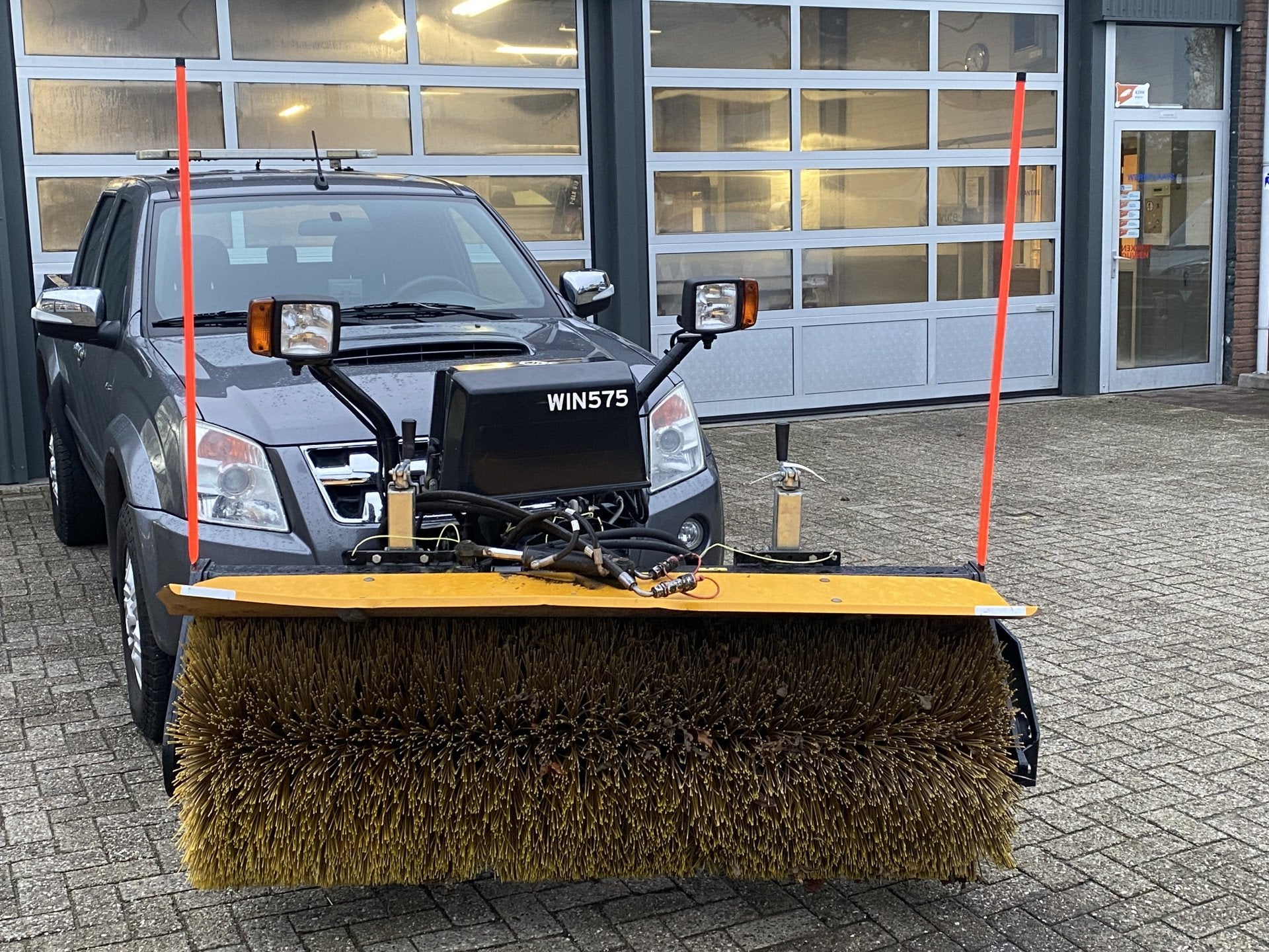 NIDO Rolbezem Sneeuwbezem Veegborstel Veegmachine Rolbezem S