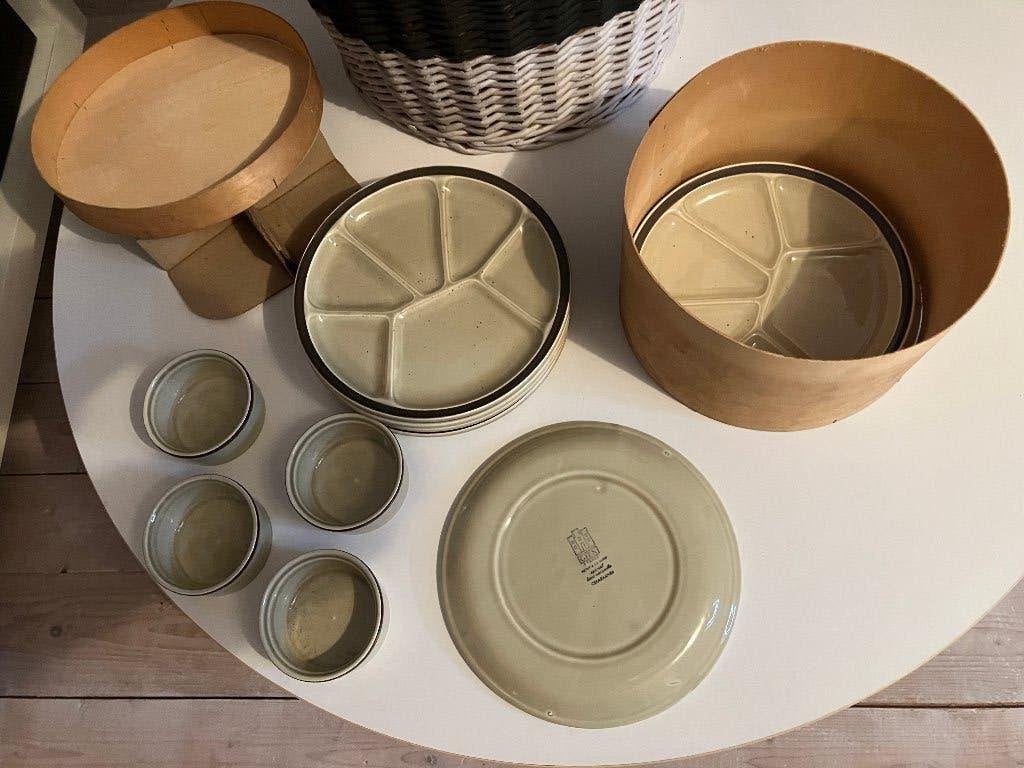 Nieuwe vintage set Gien France vintage fondueset jaren 70, Overige merken, Vintage, Nieuw, Ophalen of Verzenden