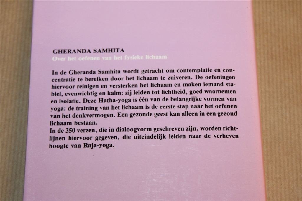 Gheranda Samhita — Hatha-Yoga Oefeningen, Oriënt-Serie, Ophalen of Verzenden, Gelezen, Overige onderwerpen, Achtergrond en Informatie