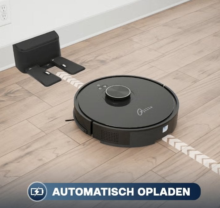 Bjilla Robotstofzuiger met dweilfunctie - Nieuw in doos, Overige merken, Bedienbaar via app, Nieuw, Ophalen of Verzenden