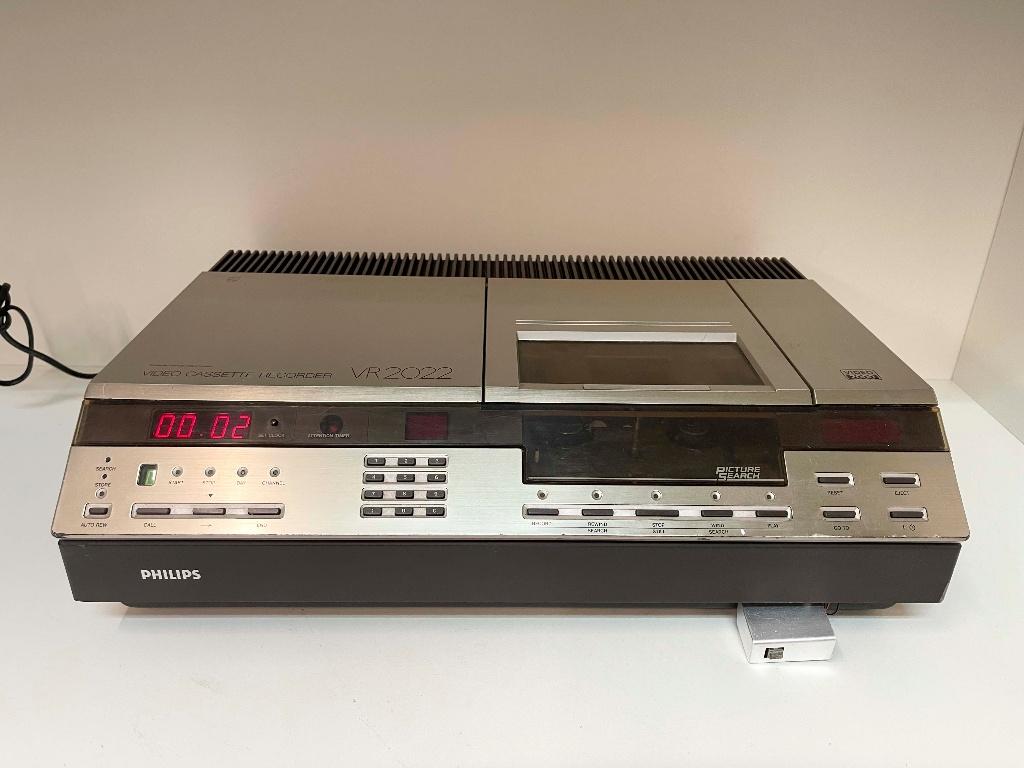Philips VR 2022/00 Video 2000 (Voor onderdelen of Repareren), N, Video 2000-speler of -recorder, Ophalen of Verzenden, N