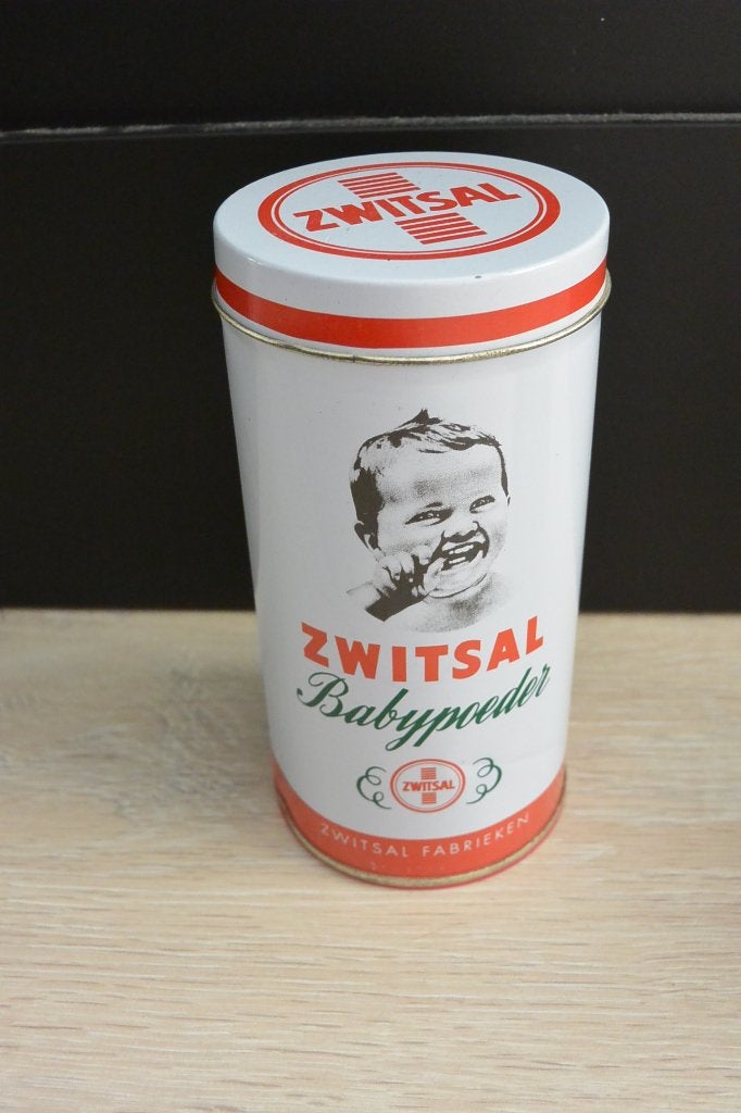 Vintage Zwitsal babypoeder blik met muziekdoosje, Verzenden
