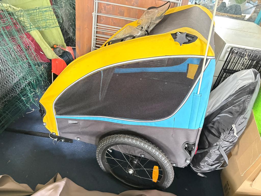 Klarfit Honden fiets aanhanger, Ophalen, Zo goed als nieuw