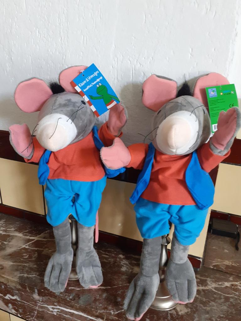 Max Velthuijs handpoppen poppenkastpoppen, Ophalen of Verzenden, Zo goed als nieuw, Pop