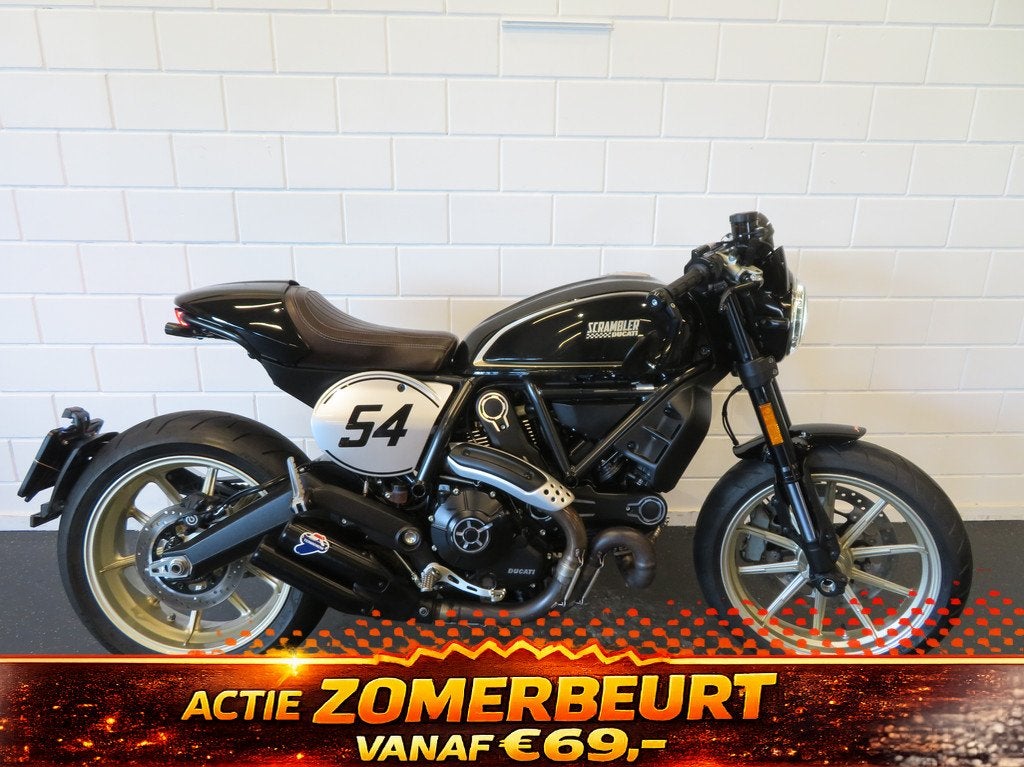 Ducati SCRAMBLER 800 CAFE RACER GAAF! (bj 2017), Bedrijf, Naked bike