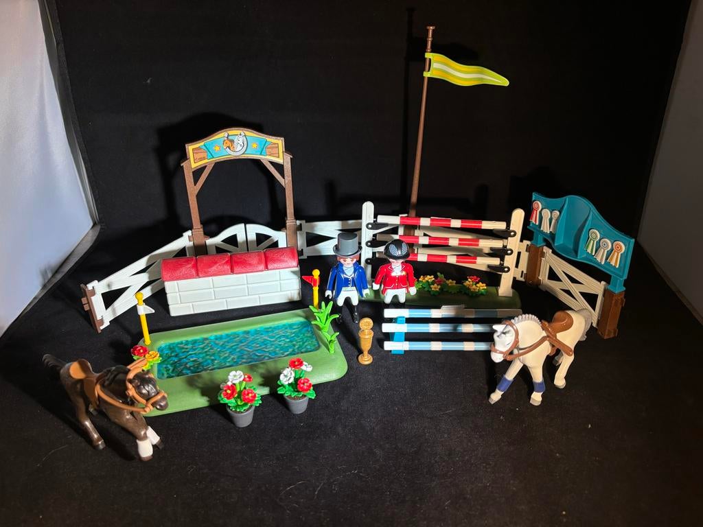Playmobil Paardenwedstrijd Set, Ophalen of Verzenden, Zo goed als nieuw