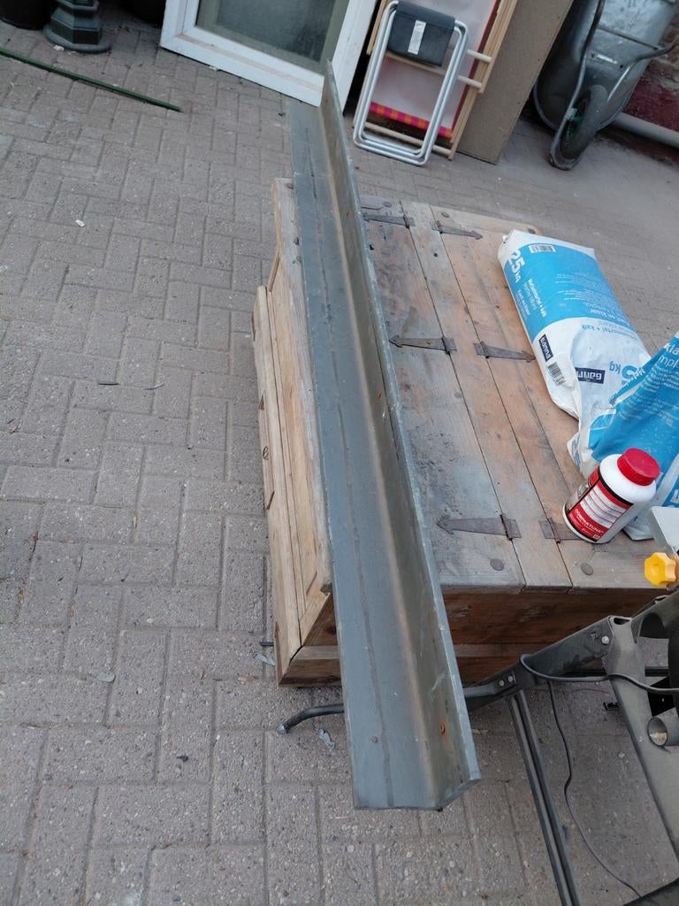 Metalen L-profiel / Hoeklijn, Ophalen, Gebruikt