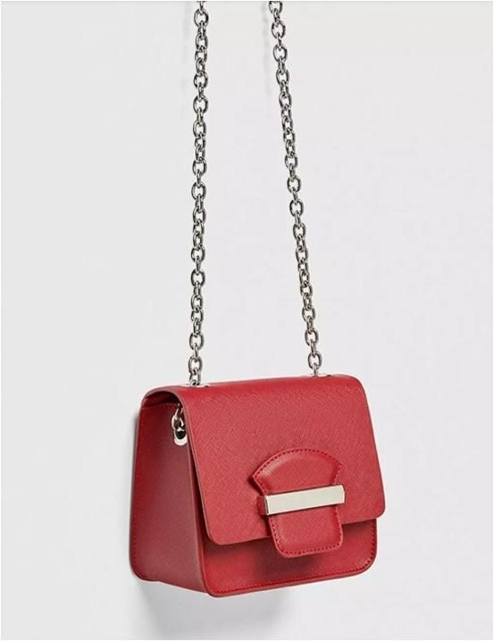 ZARA Mini Crossbody dame schoudertas / damestas rood, Ophalen, Rood, Schoudertasje