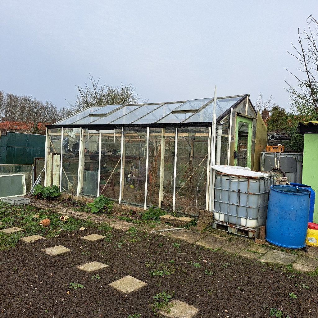 Hobbykas, Tuin en Terras, Ophalen, Glas, Gebruikt, Aluminium