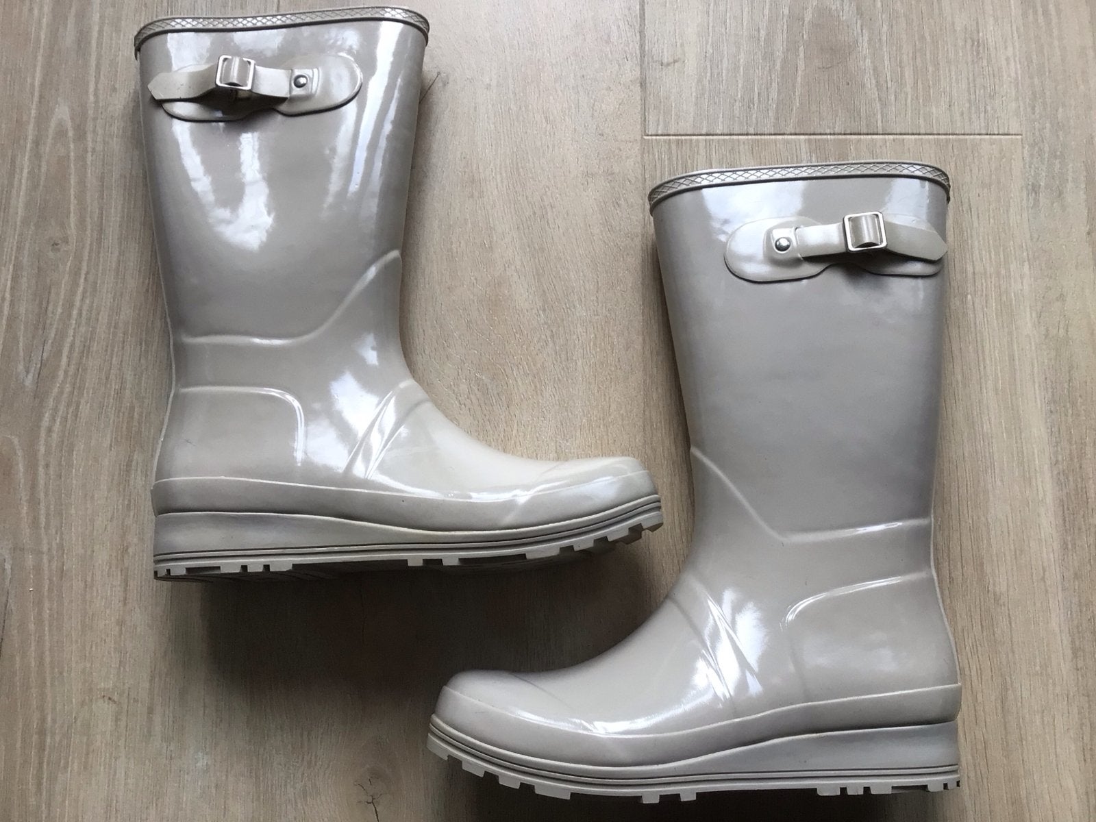 Anna Field beige Regenlaarzen - Stijlvol en Praktisch €10,-, Kleding | Dames, Beige, Ophalen of Verzenden, Regenlaarzen, Zo goed als nieuw