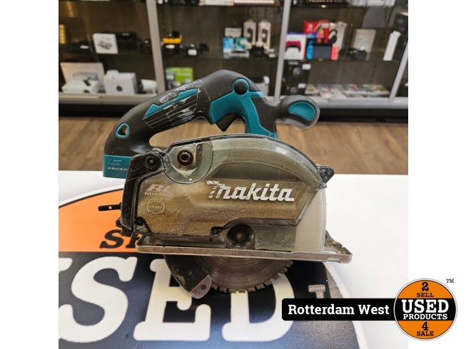Makita DCS553 18V Li-Ion accu metaalcirkelzaag Body, Makita, Zo goed als nieuw, Support@makita.com, Makita Corporation, 3-11-8, Sumiyoshi-cho, 
Anjo, Aichi 446-8502
Japan
