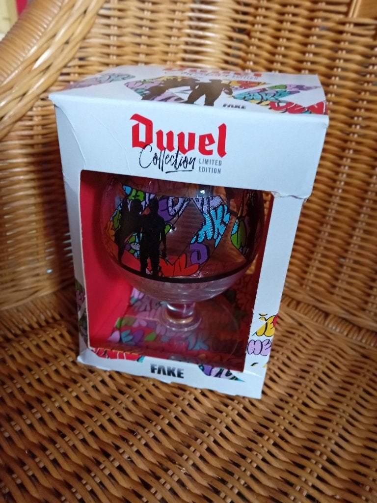 Duvel glas Collection Limited Edition Fake - Manuel Seikritt, Ophalen of Verzenden, Nieuw, Glas of Glazen, Duvel
