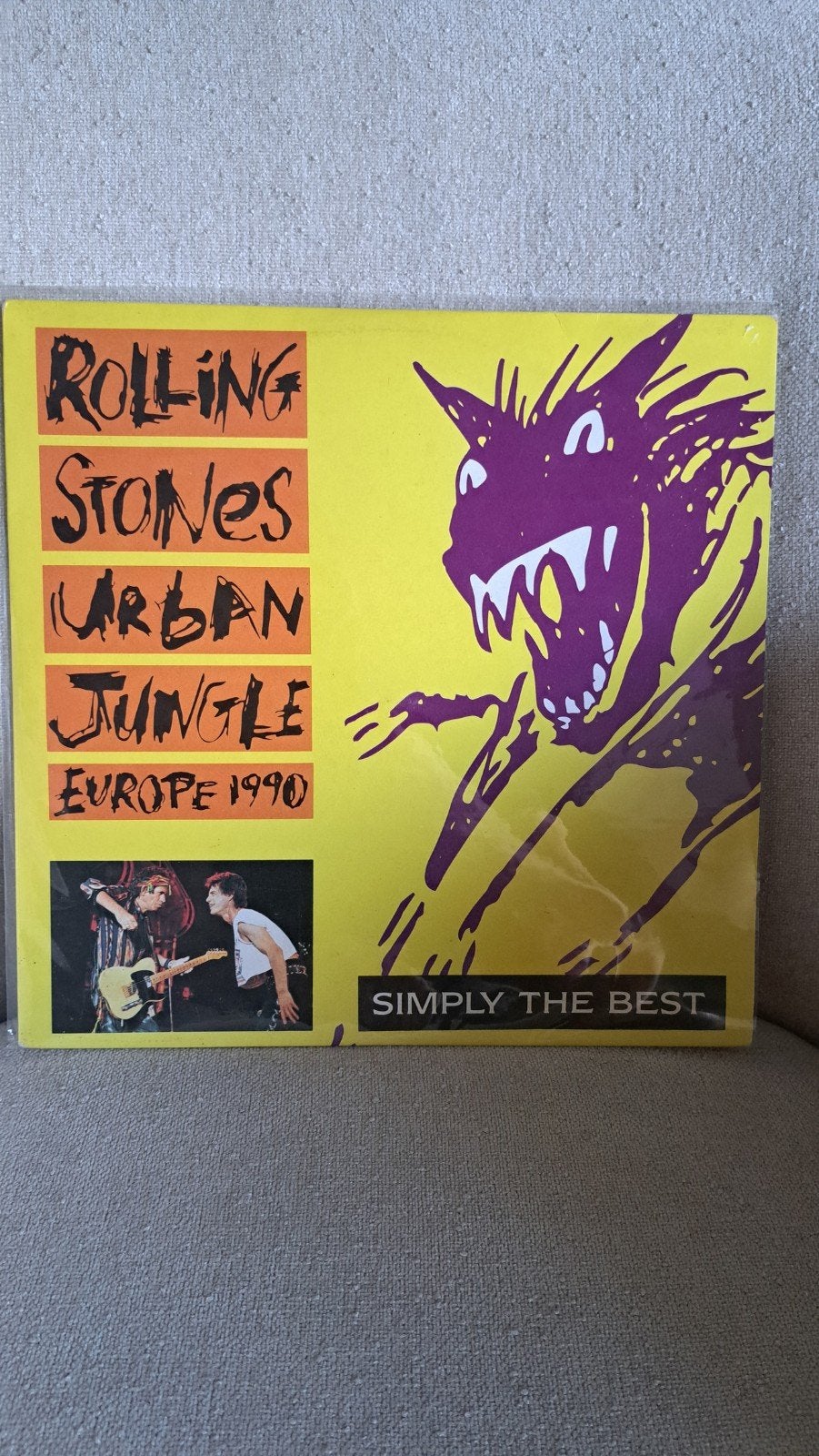 rolling stones live 1990, Ophalen of Verzenden, Zo goed als nieuw, Overige formaten, Classic Rock