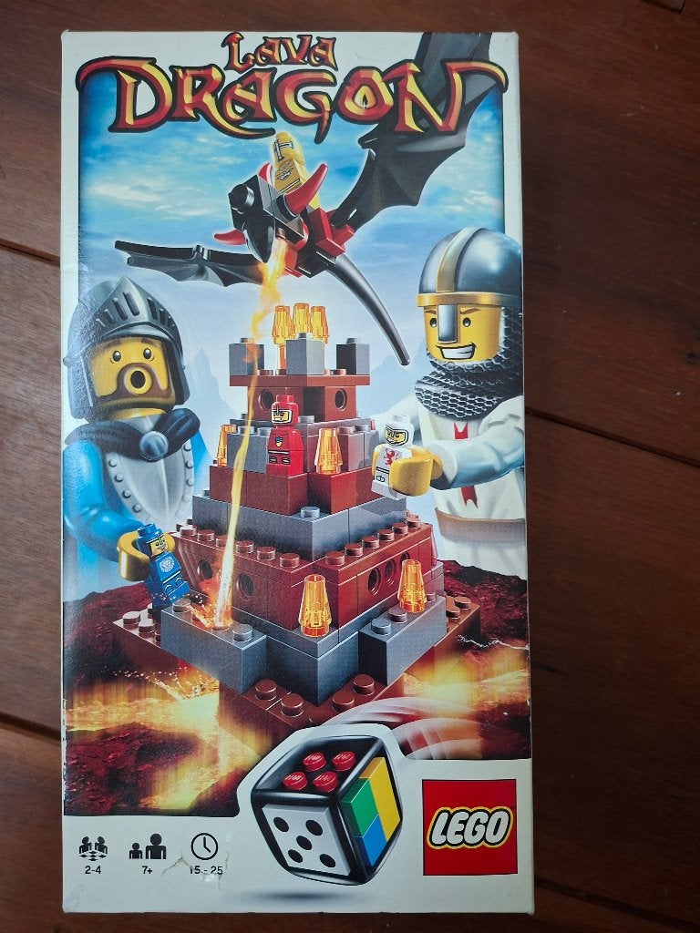 Lego Lava Dragon Bordspel - Compleet en in goede staat, Een of twee spelers, Ophalen, Gebruikt, LEGO
