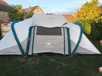 Quechua Family 4.2 opblaasbare gezinstent - 4 personen, Ophalen, Gebruikt, Tot en met 4