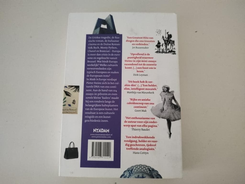 Made in Europe - Kunst die ons continent bindt - P. Steinz, Boeken, Ophalen of Verzenden, Gelezen, Pieter Steinz