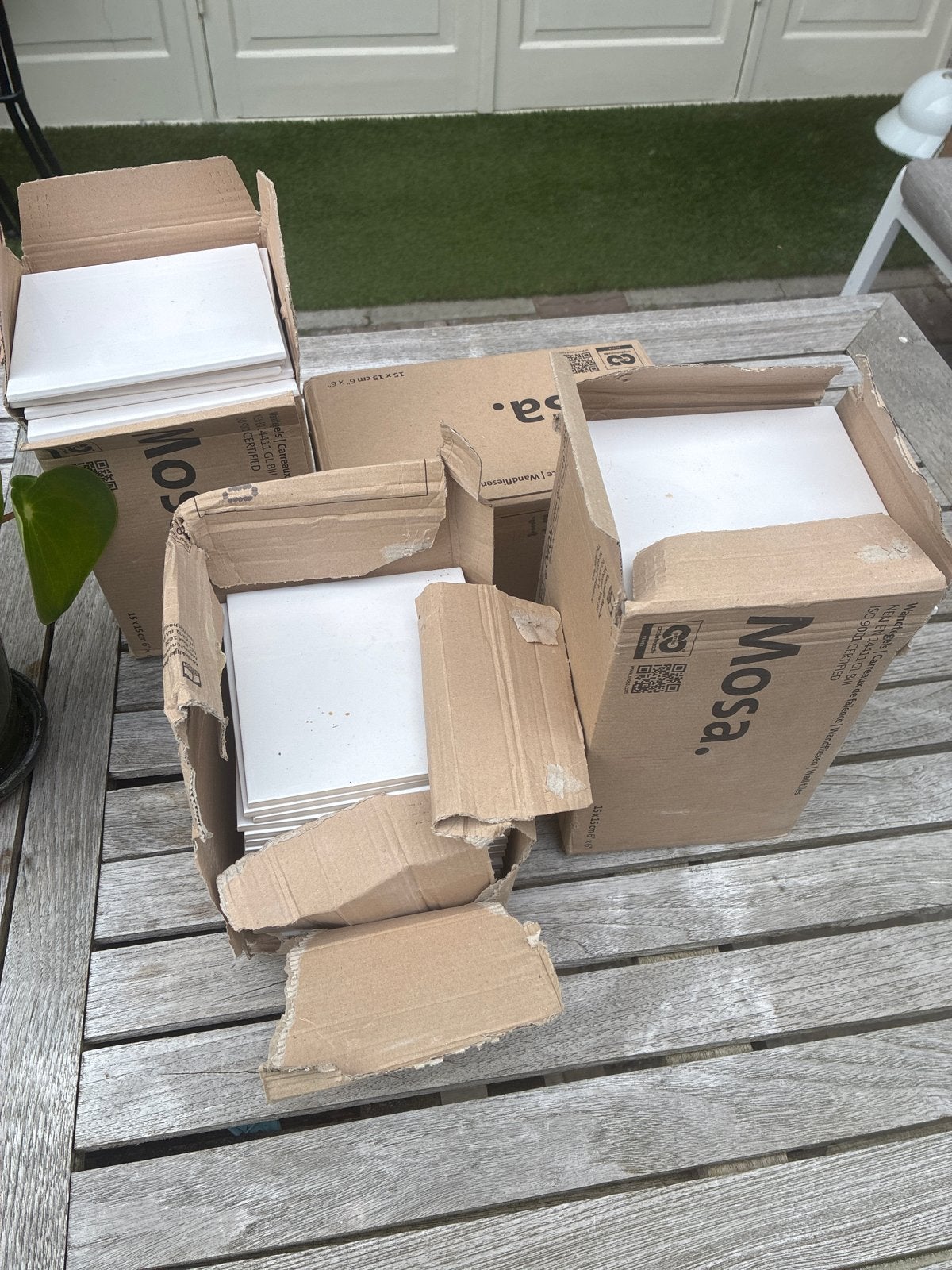 Mosa wandtegels wit 15x15 cm - Nieuw in doos, Doe-het-zelf en Verbouw, Tegels, Ophalen, Nieuw, Minder dan 20 cm, Minder dan 5 m²