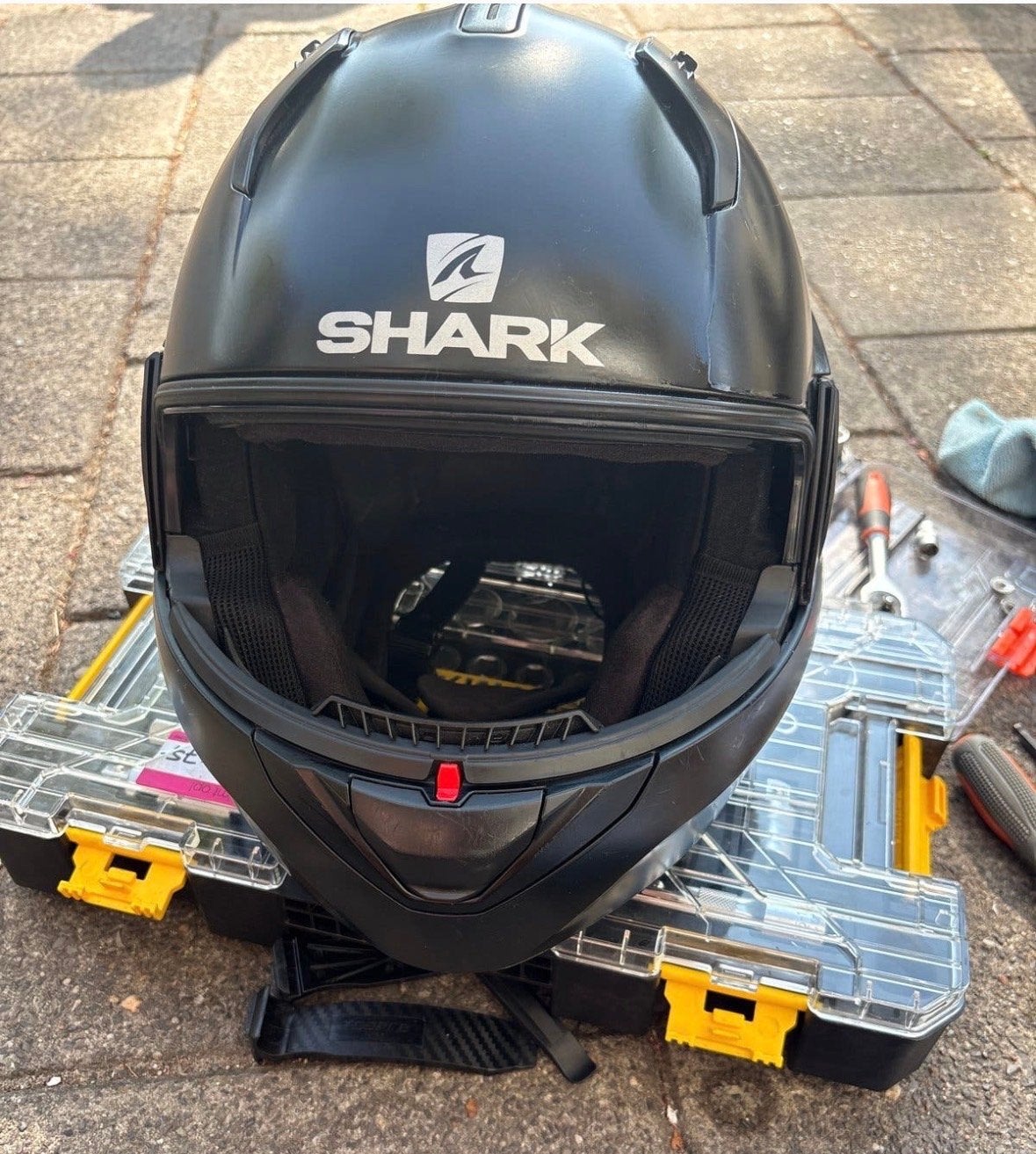 Shark systeemhelm - Mat Zwart maat XL, Ophalen, Heren, XL, Shark