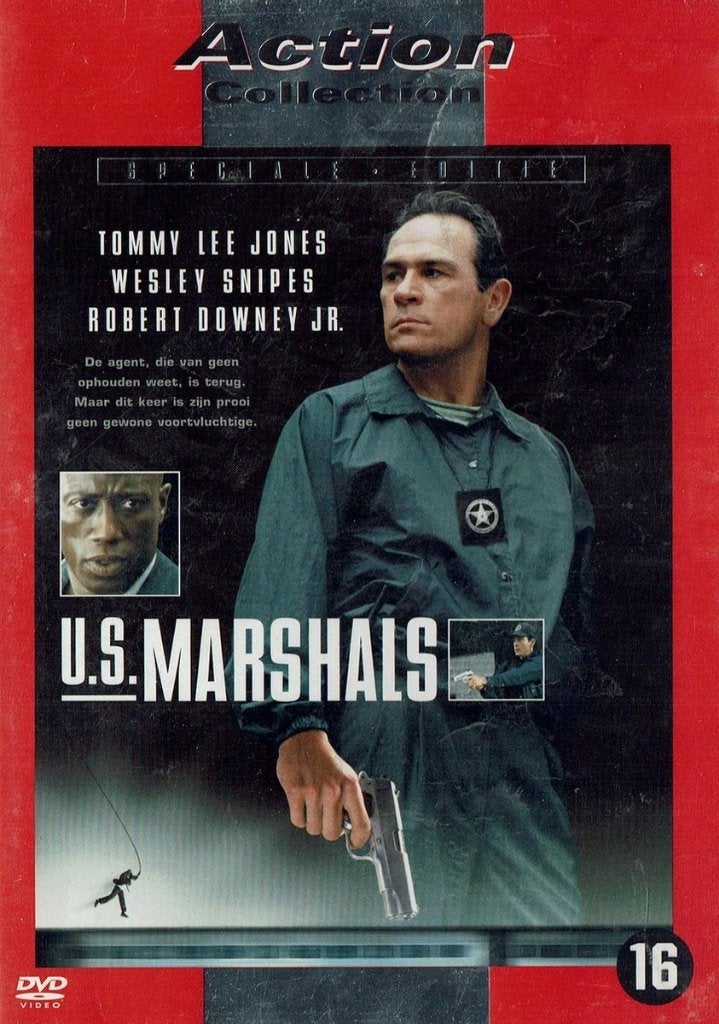 U.S. Marshals - Speciale Editie Action Collection DVD, Vanaf 16 jaar, Verzenden, Zo goed als nieuw, Actie