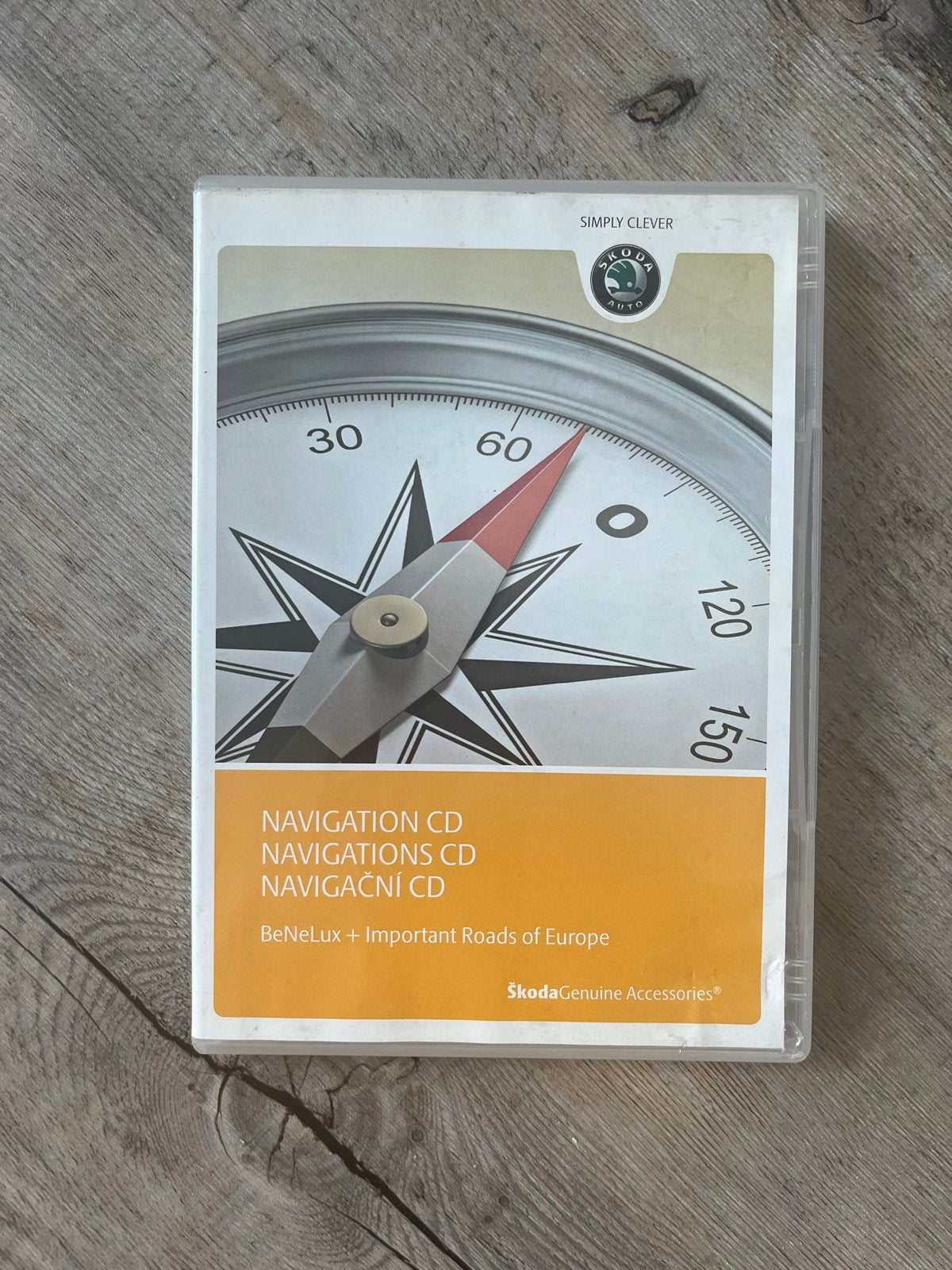 Navigatie CD Benelux + Belangrijke Wegen Europa, Ophalen, Gebruikt
