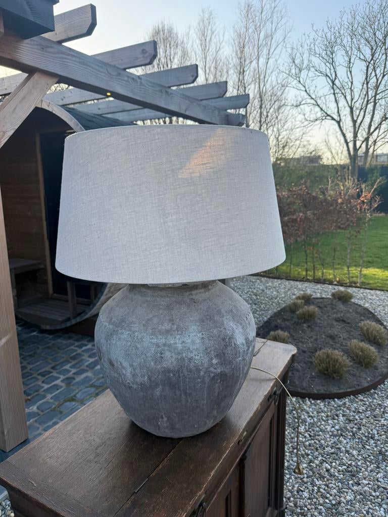 Kruiklamp, Ophalen, Rond, Crème, 50 cm of meer