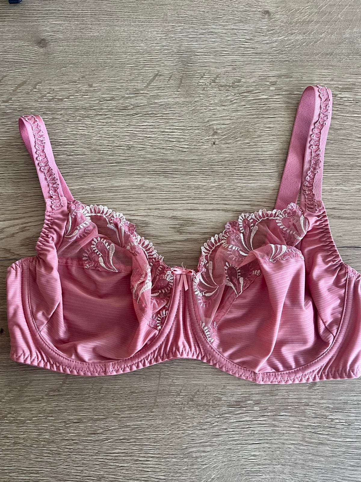 Prima donna 90E full cup oud roze met ivoor borduur, Verzenden, BH, Roze