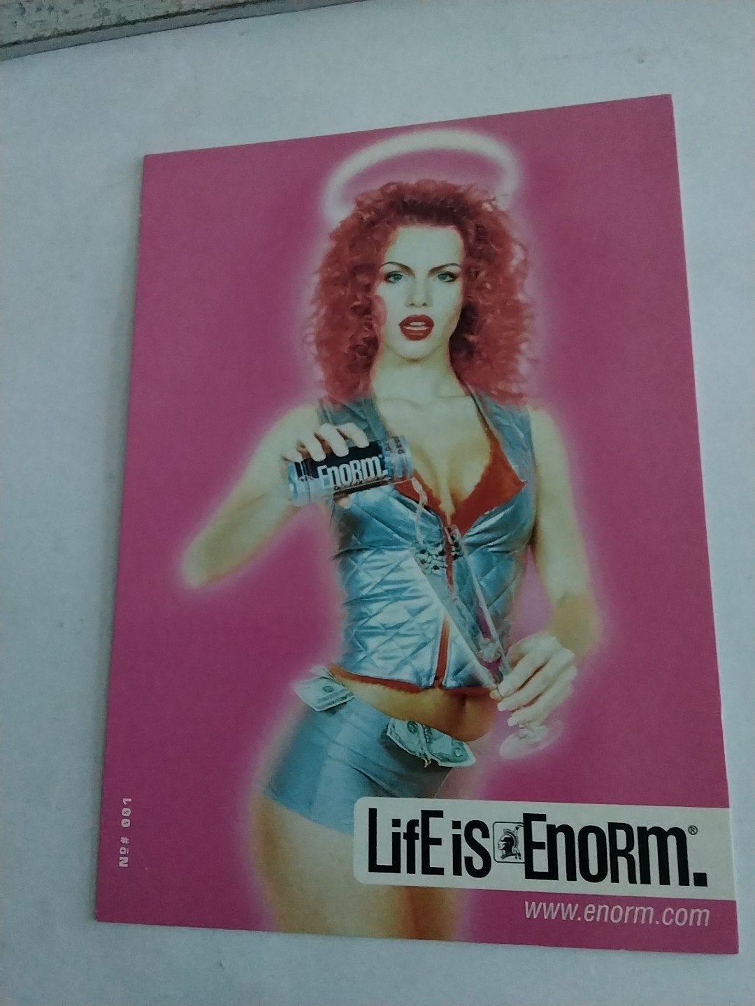 Boomerang Postcard - Life is Enorm - Pin-up, Verzamelen, Ophalen of Verzenden, 1980 tot heden, Ongelopen