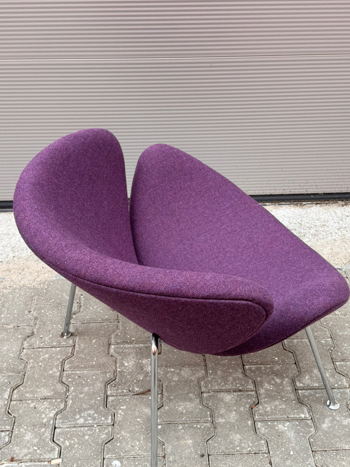 Artifort Orange Slice fauteuil F437 - Pierre Paulin, 75 tot 100 cm, Zo goed als nieuw, Nvt, 75 tot 100 cm