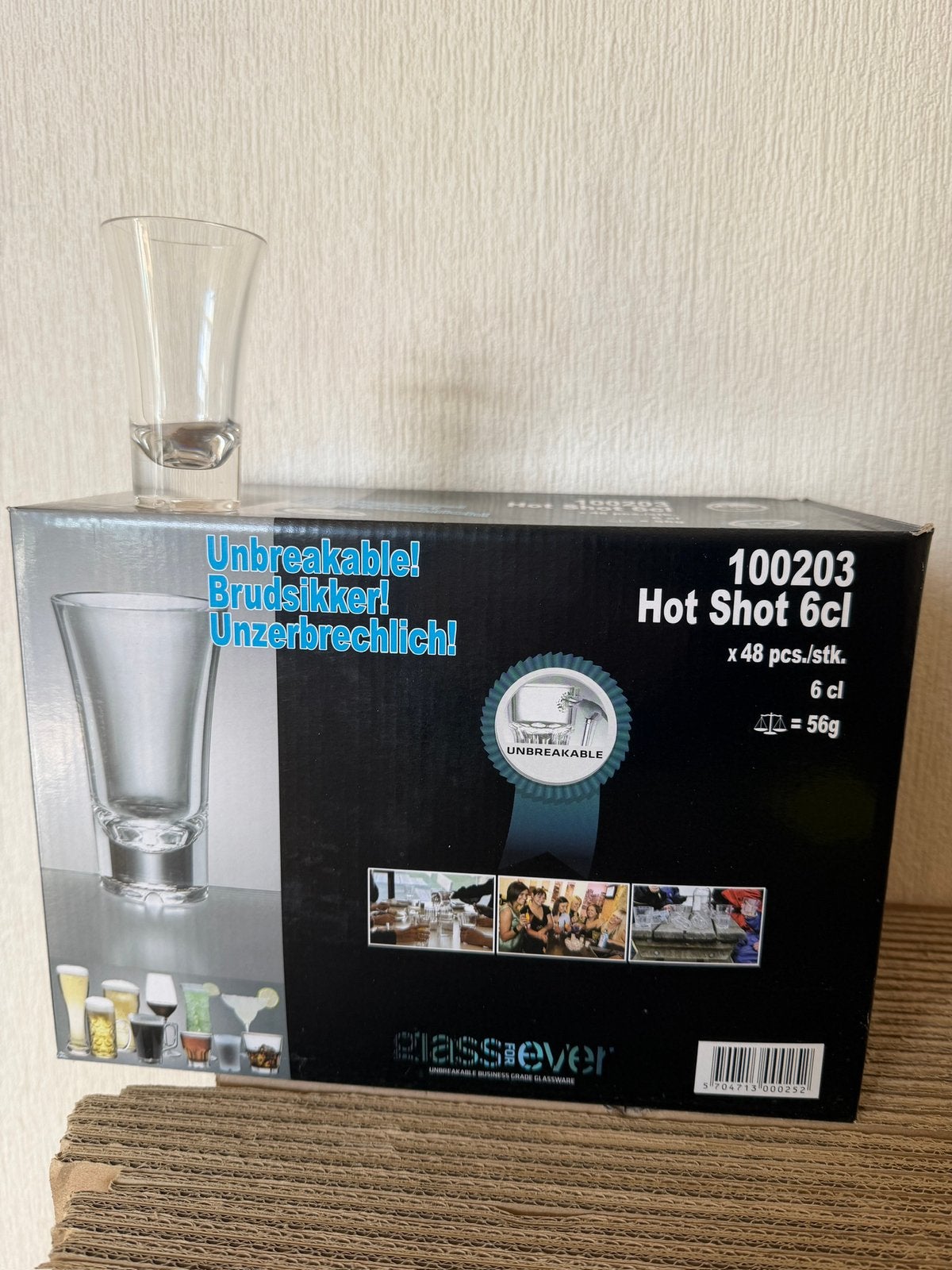 LAATSTE KANS Kunststof shot glas hot amuse 6cl 48 stuks, Ophalen of Verzenden, Nieuw, Borrel- of Shotglas