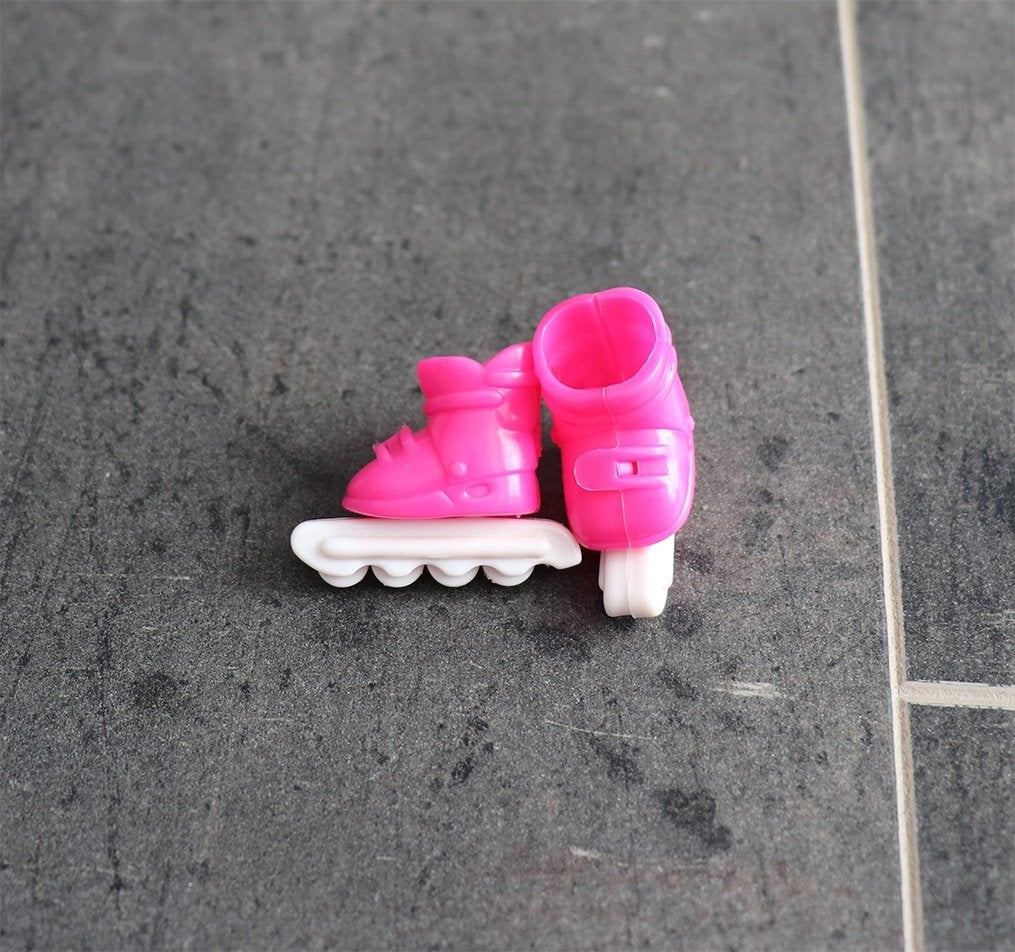 Inline skates voor Simba Evi pop nieuw - Roze wit, Ophalen of Verzenden, Nieuw, Barbie