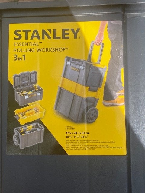 Stanley gereedschapskist, Ophalen, Gebruikt