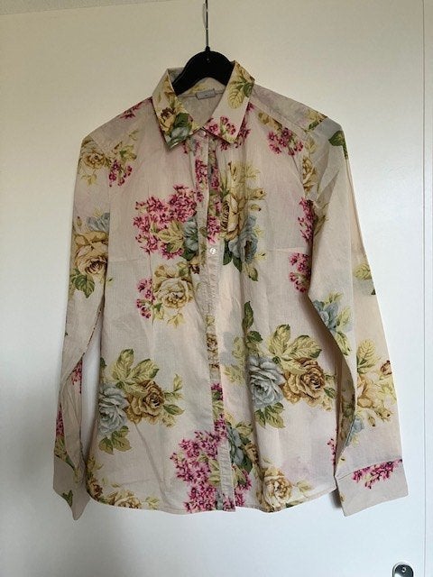 damesblouse, Maat 38/40 (M), Beige, Ophalen of Verzenden, Zo goed als nieuw