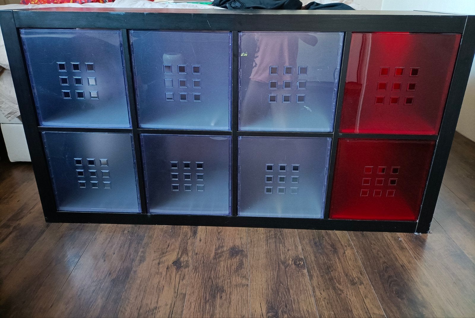 IKEA Kallax kast met 8 vakken. MOET WEG, Ophalen, Gebruikt