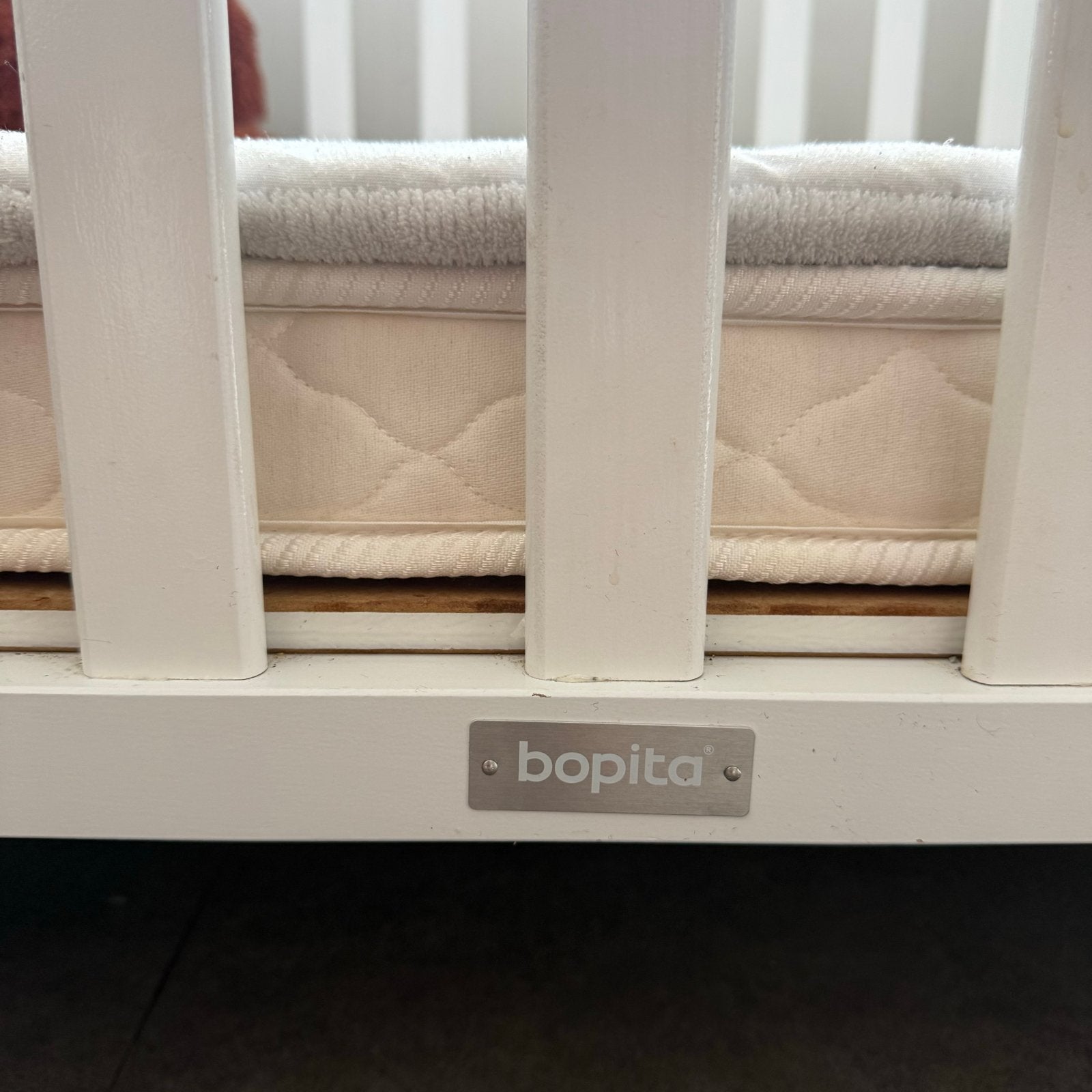 Bopita box met matras en boxkleed - Zo goed als nieuw, Ophalen, 70 tot 85 cm, 140 tot 160 cm, Zo goed als nieuw