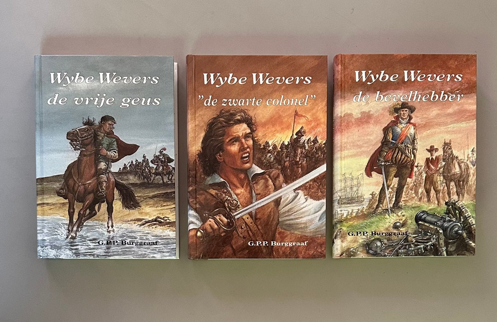 G.P.P. Burggraaf - complete trilogie Wybe Wevers - Hardcover, Ophalen of Verzenden, Nieuw, G.P.P. Burggraaf