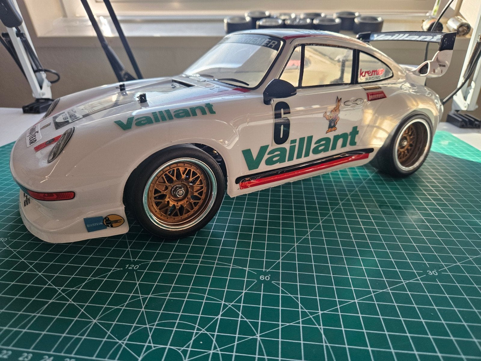 Tamiya Vaillant Porsche GT2, Hobby en Vrije tijd, Elektro, Nieuw, Ophalen of Verzenden, Schaal 1:10