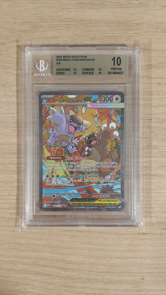 Mega Kangaskhan EX 182 BGS Pristine 10 Pokémon Kaart, Hobby en Vrije tijd, Verzamelkaartspellen | Pokémon, Nieuw, Losse kaart