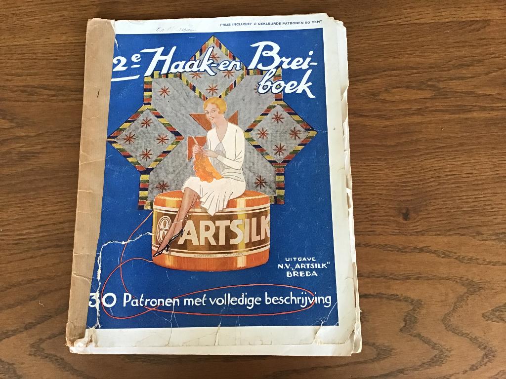 haak en breiboek uit 1925, Ophalen of Verzenden, Gebruikt, Breien of Haken, Patroon of Boek