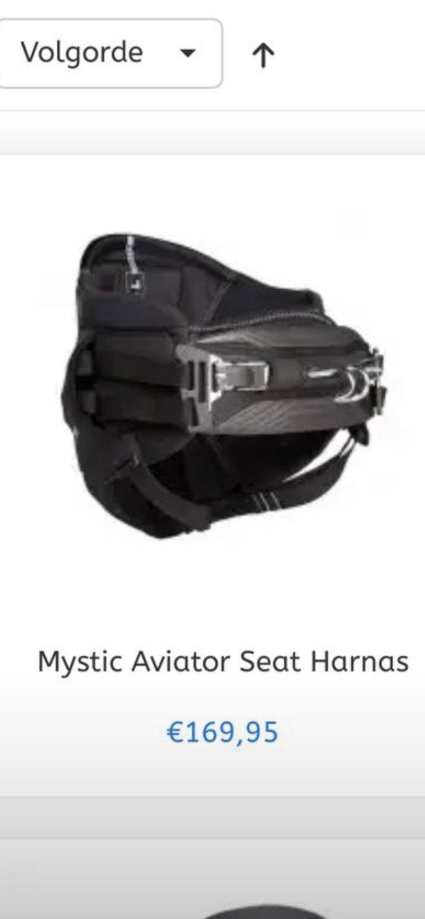 Mystic Aviator Seat Harnas, Ophalen of Verzenden, Zo goed als nieuw
