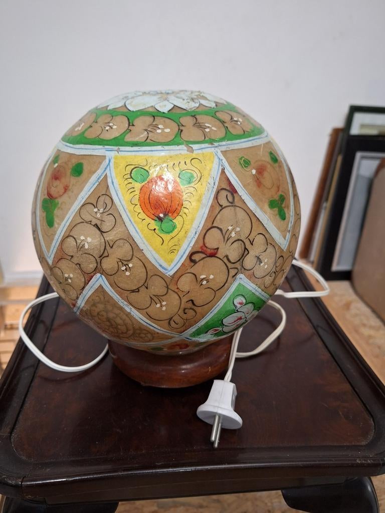 Oosterse lamp met bloemenpatroon, Huis en Inrichting, Ophalen of Verzenden