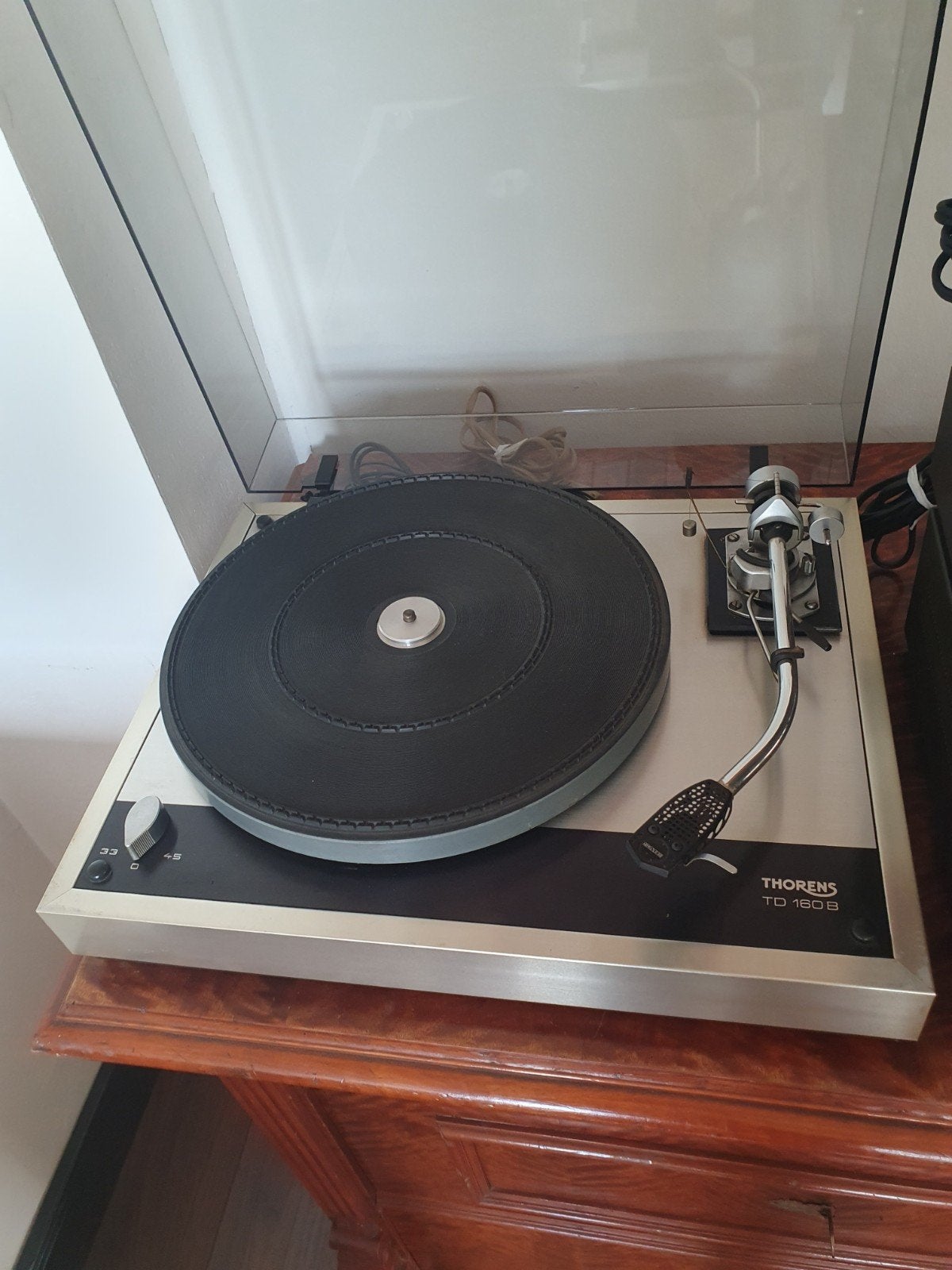Mooie thorens td160 b met sme 3009 arm, Ophalen of Verzenden, Thorens